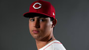 October, 23, 2023; Goodyear, AZ, USA; Cincinnati Reds pitcher Christian Roa stands for a portrait during spring training, Tuesday, Feb. 20, 2024, at the team   s spring training facility in Goodyear, Ariz. Mandatory Credit: Kareem Elgazzar-USA TODAY NETWORK