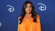 Molly Qerim attends the 2022 ABC Disney Upfront at Basketball City in New York.