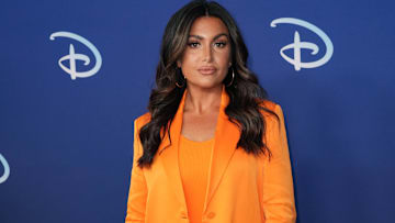 Molly Qerim attends the 2022 ABC Disney Upfront at Basketball City in New York.