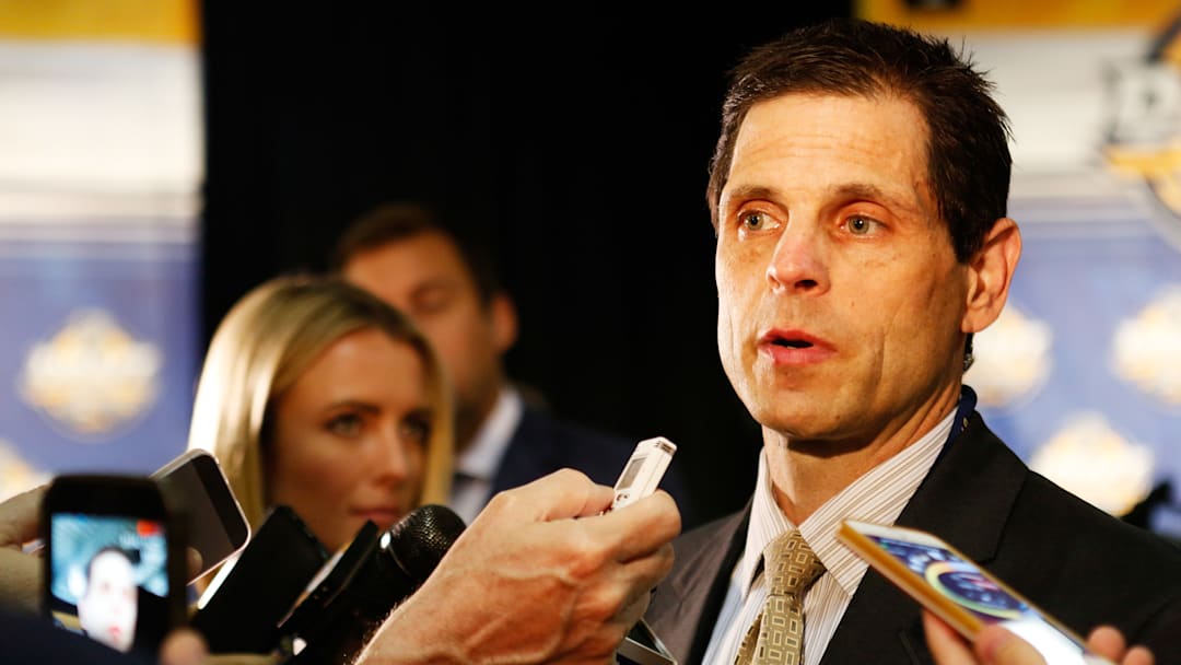 Boston Bruins GM Don Sweeney could see if there's a market for Mason Lohrei this season.