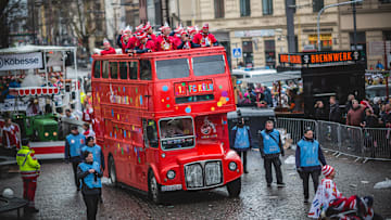 Der 1. FC Köln bei den Karneval-Feierlichkeiten 