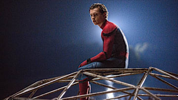 Tom Holland stars as Spider-Man in Columbia Pictures' SPIDER-MAN™: HOMECOMING.