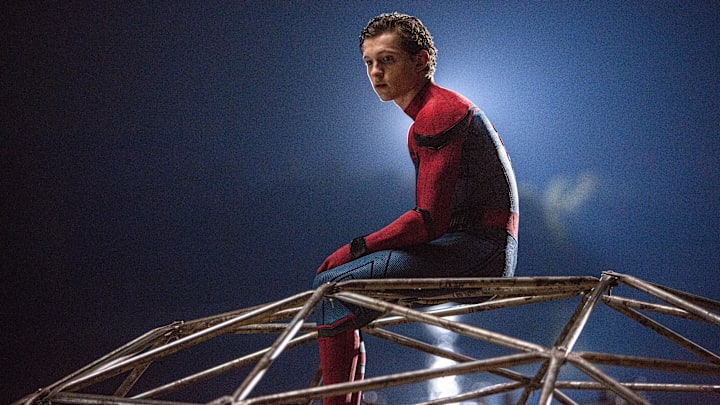 Tom Holland stars as Spider-Man in Columbia Pictures' SPIDER-MAN™: HOMECOMING.
