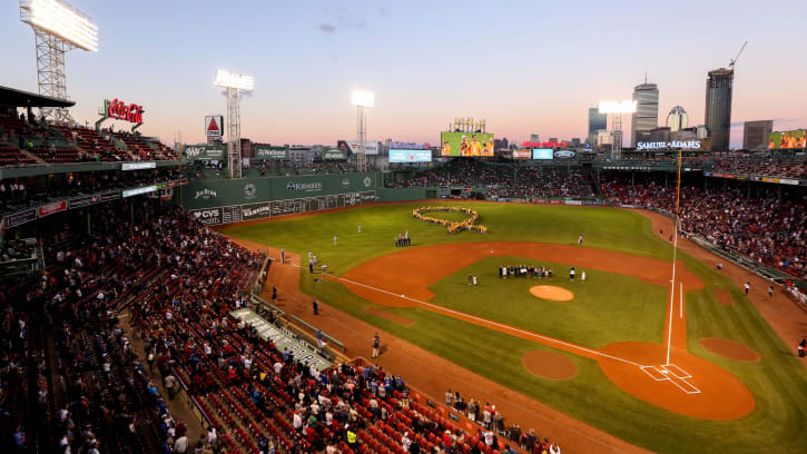 Sep 13, 2018; Boston, MA, USA; A general view of Fenway Park before the Toronto Blue Jays play the