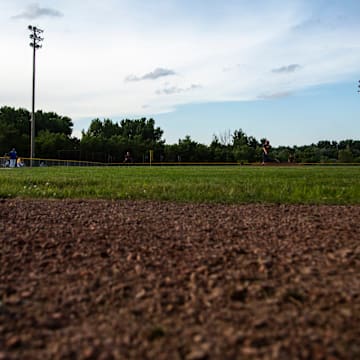 Davenport North bats against Davenport West during a Class 4A baseball game, Tuesday, July 14, 2020, at North High School in Davenport, Iowa.