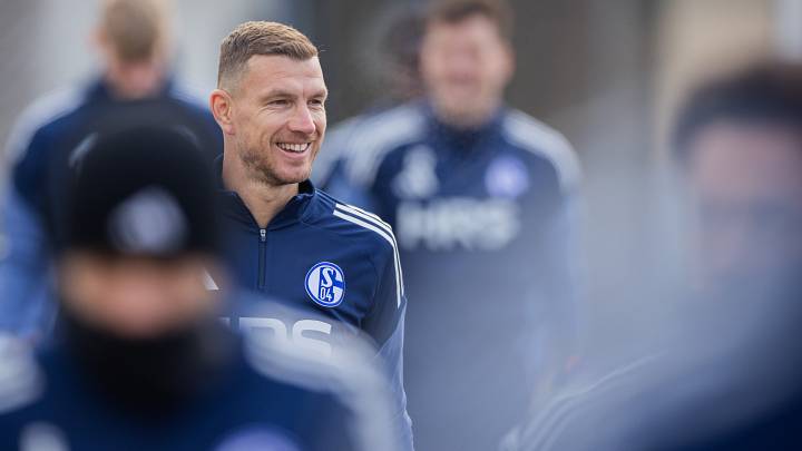 Edin Dzeko soll zur nächsten Woche wieder auf Schalke einsteigen