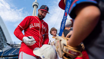 Los Angeles Angels v Toronto Blue Jays