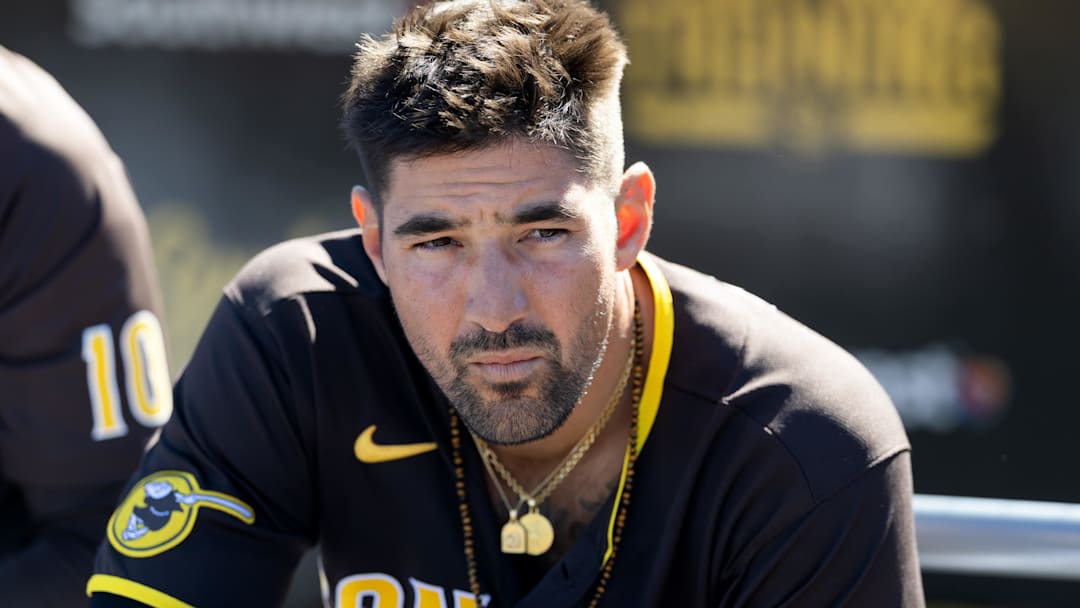 San Diego Padres outfielder Nick Castellanos.