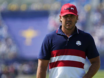 Team USA golfer Brooks Koepka during the 2023 Ryder Cup at Marco Simone Golf and Country Club.