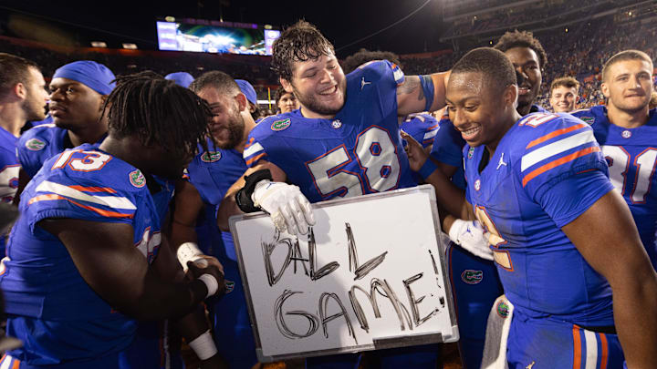 Florida Gators senior Austin Barber exemplifies the mindset and determination of this Gators team. Florida Gators senior Austin Barber exemplifies the mindset and determination of this Gators team.