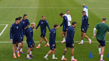 Skuad Italia yang akan menghadapi Albania pada Minggu (16/6) dinihari WIB