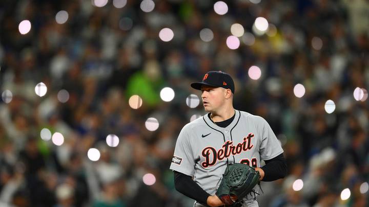 Detroit Tigers pitcher Tarik Skubal. Mandatory Credit: Steven Bisig-Imagn Images