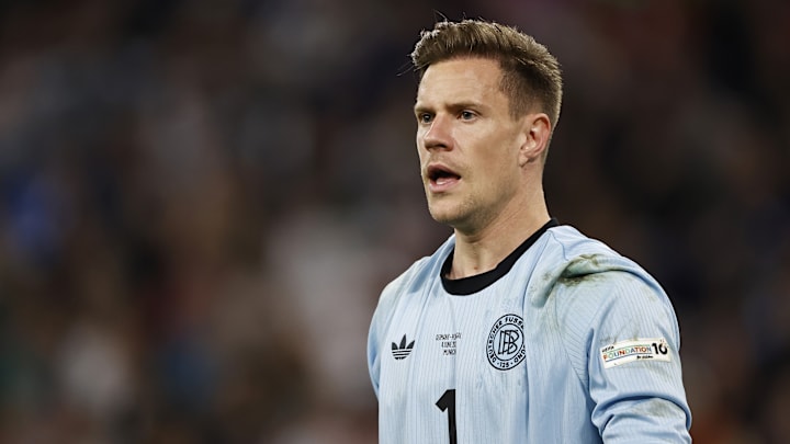 Marc-André ter Stegen ne souhaite toujours pas signer son rapport médical. Marc-André ter Stegen ne souhaite toujours pas signer son rapport médical.