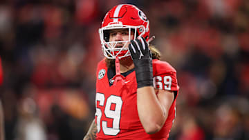 Georgia Bulldogs offensive lineman Tate Ratledge