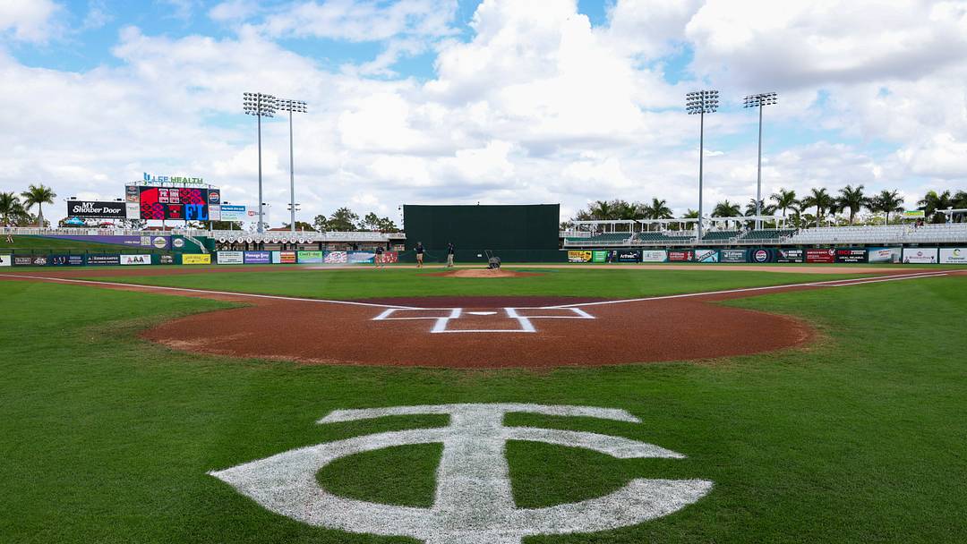 A general view of the stadium before a spring training exhibition game between Puerto Rico and the Minnesota Twins. Credit: Nathan Ray Seebeck-Imagn Images