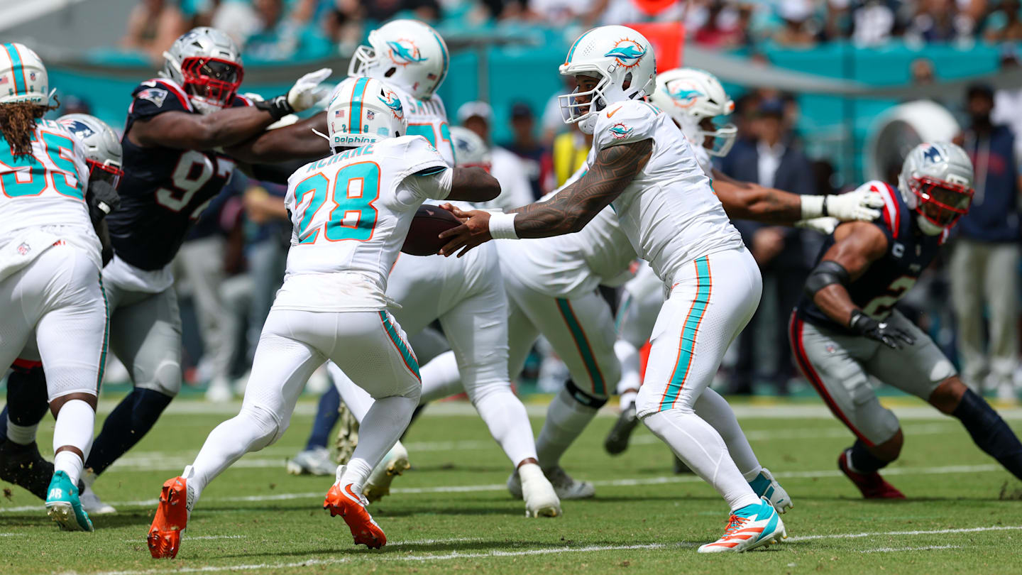 Miami Dolphins Fall to 0-2 After 33-27 Home Loss to Patriots
