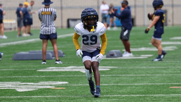 West Virginia University defensive back Deuce Shabazz II.