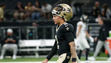 New Orleans Saints quarterback Spencer Rattler 