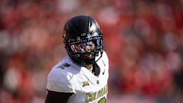 Colorado Buffalos quarterback Shedeur Sanders. Mandatory Credit: Mark J. Rebilas-Imagn Images