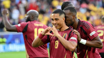 Youri Tielemans came into Belgium's starting XI against Romania