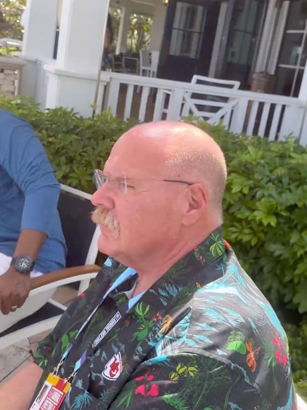 Andy Reid doesn't want to be bothered.