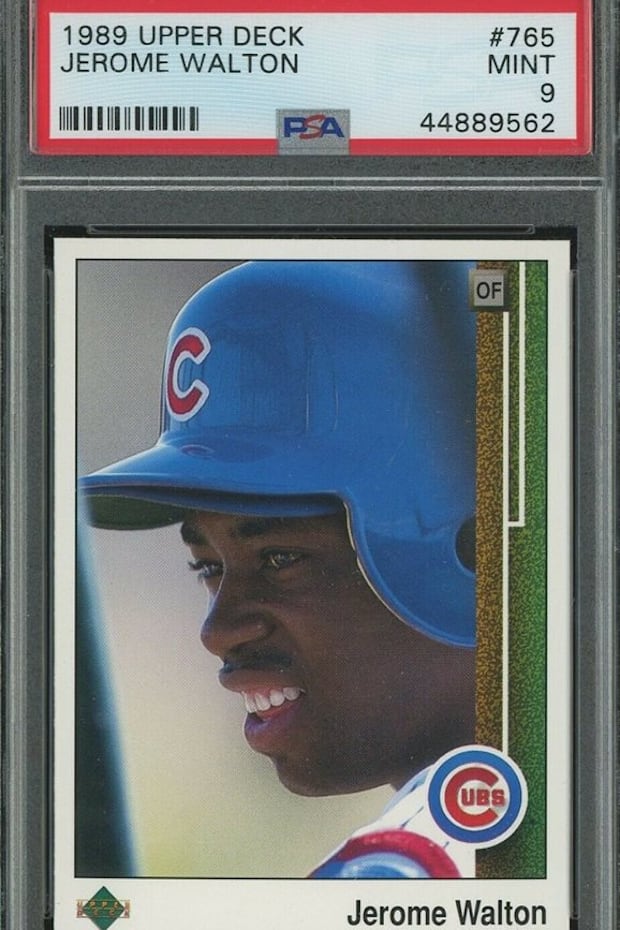 Jerome Walton 1989 Upper Deck Rookie Card PSA 9