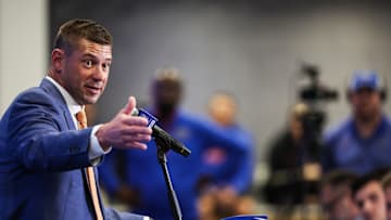 Florida Football Hosts Press Conference Introducing New Head Coach Jon Sumrall