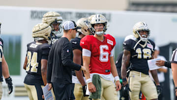 New Orleans Saints quarterback Tyler Shough 