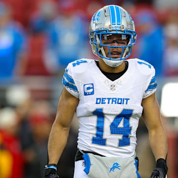Detroit Lions wide receiver Amon-Ra St. Brown.