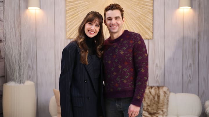 Alison Brie and Dave Franco at The IMDb Portrait Studio At Acura House Of Energy 2025