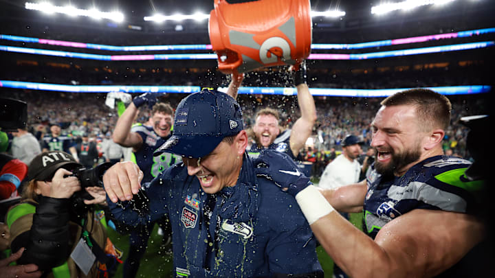 Seattle Seahawks head coach Mike Macdonald