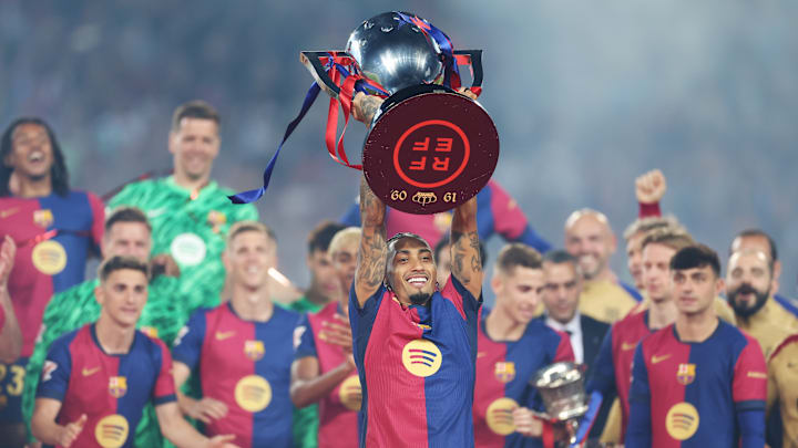 Le FC Barcelone est champion d'Espagne cette saison Le FC Barcelone est champion d'Espagne cette saison