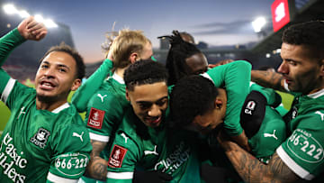 Plymouth sprung the big FA Cup surprise on Saturday