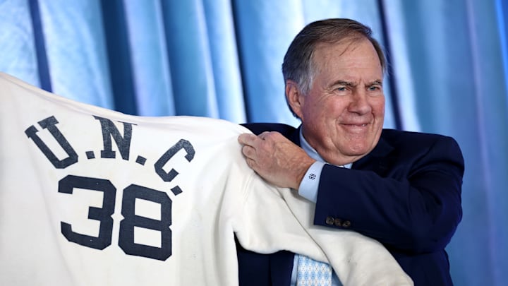 North Carolina Tar Heels Present New Football Coach Bill Belichick