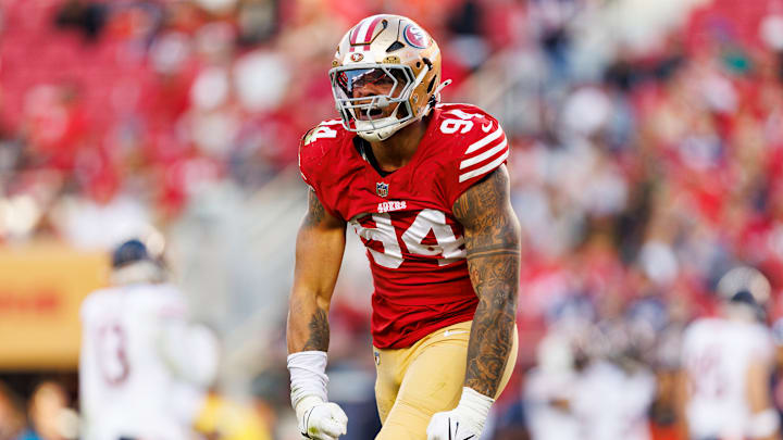 San Francisco 49ers defensive end Yetur Gross-Matos (94)