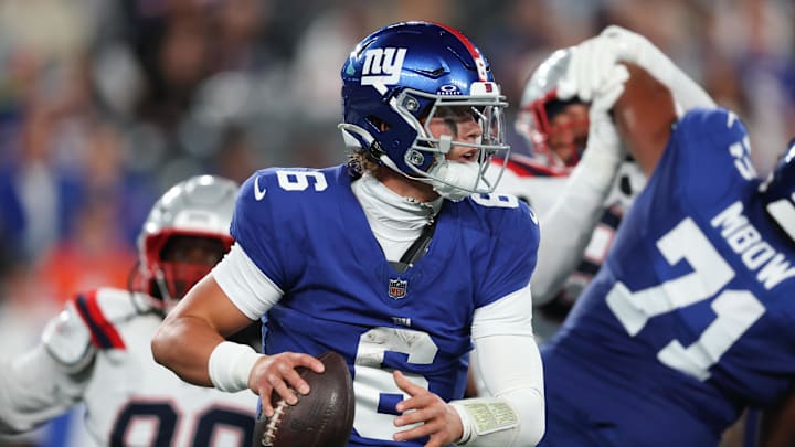 Dart was the 25th pick out of Ole Miss in the 2025 NFL draft. Dart was the 25th pick out of Ole Miss in the 2025 NFL draft.