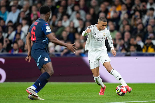 Real Madrid forward Kylian Mbappe