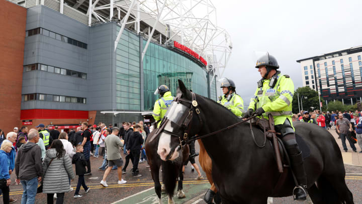 Man Utd fans protested outside Old Trafford