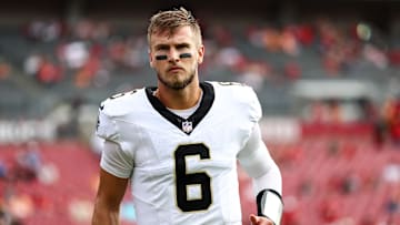 New Orleans Saints quarterback Tyler Shough