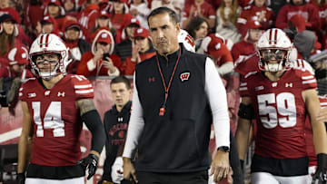 Wisconsin Badgers head coach Luke Fickell