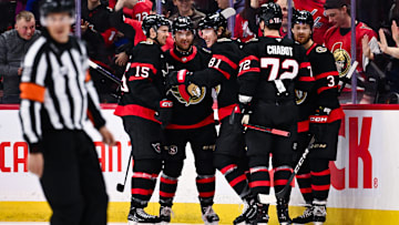 Nick Jensen, Thomas Chabot, Matthew Highmore, Angus Crookshank, Adam Gaudette