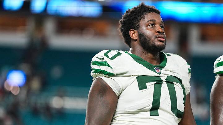 NY Jets right tackle Armand Membou