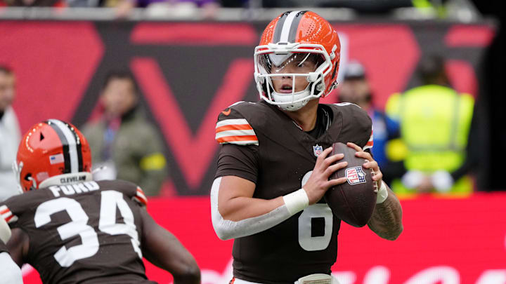Dillon Gabriel and the Browns are road underdogs against the Steelers in NFL Week 6 action. Dillon Gabriel and the Browns are road underdogs against the Steelers in NFL Week 6 action.