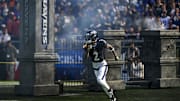 Oct 26, 2025; Baltimore, Maryland, USA; Baltimore Ravens cornerback Nate Wiggins (2) takes the field before the game against the Chicago Bears  at M&T Bank Stadium. Mandatory Credit: Tommy Gilligan-Imagn Images