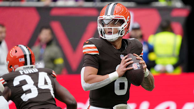 Shedeur Sanders Cleveland Browns Quarterback Trade Joe Flacco Dillon Gabriel NFL Draft Cincinnati Bengals Colorado Buffaloes 