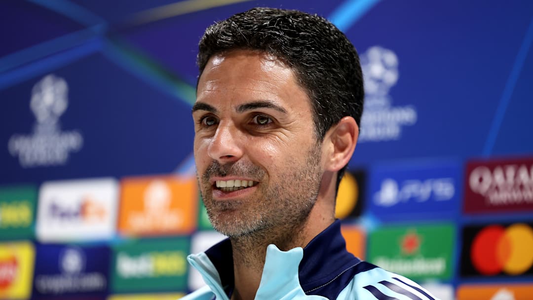 Arsenal FC Training Session And Press Conference - UEFA Champions League 2024/25 Semi Final First