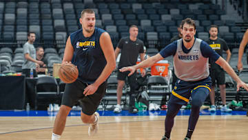 Ahead of Denver Nuggets v Boston Celtics match