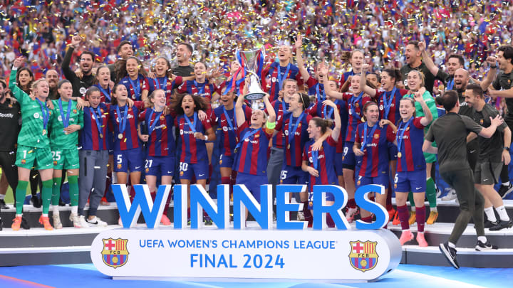 Barcelona were crowned Champions League winners last year