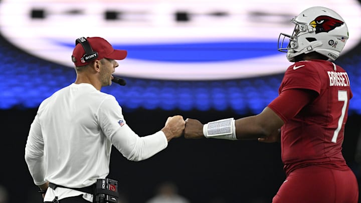 Cardinals quarterback Jacoby Brissett will start Sunday vs. Seattle. Cardinals quarterback Jacoby Brissett will start Sunday vs. Seattle.