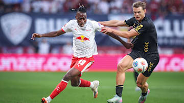 Yan Diomande war im Sommer der zweitteuerste Neuzugang von RB – nur Conrad Harder kostete mehr (24 Mio. Euro)